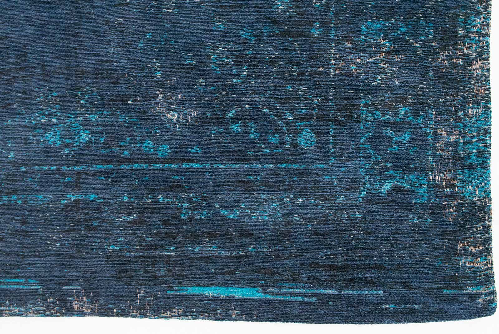 Louis De Poortere rug LX 8254 Fading World Medaillon Blue Night corner