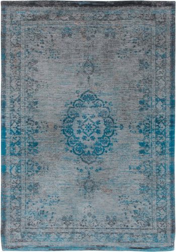 Louis De Poortere rug LX 8255 Fading World Medaillon Grey Turquoise