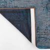 Louis De Poortere rug LX 8255 Fading World Medaillon Grey Turquoise back