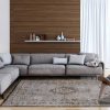 Louis De Poortere rug LX 8257 Fading World Medaillon Grey Ebony interior
