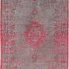 Louis De Poortere rug LX 8261 Fading World Medaillon Pink Flash