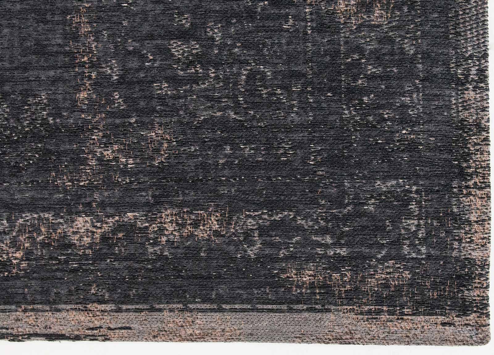 Louis De Poortere rug LX 8263 Fading World Medaillon Mineral Black corner