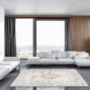 Louis De Poortere rug LX 8383 Fading World Medaillon Salt Pepper interior