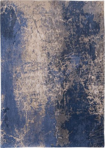 Louis De Poortere rug LX 8629 Mad Men Cracks Abyss Blue