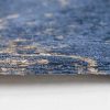 Louis De Poortere rug LX 8629 Mad Men Cracks Abyss Blue side