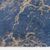 Louis De Poortere rug LX 8629 Mad Men Cracks Abyss Blue zoom 3