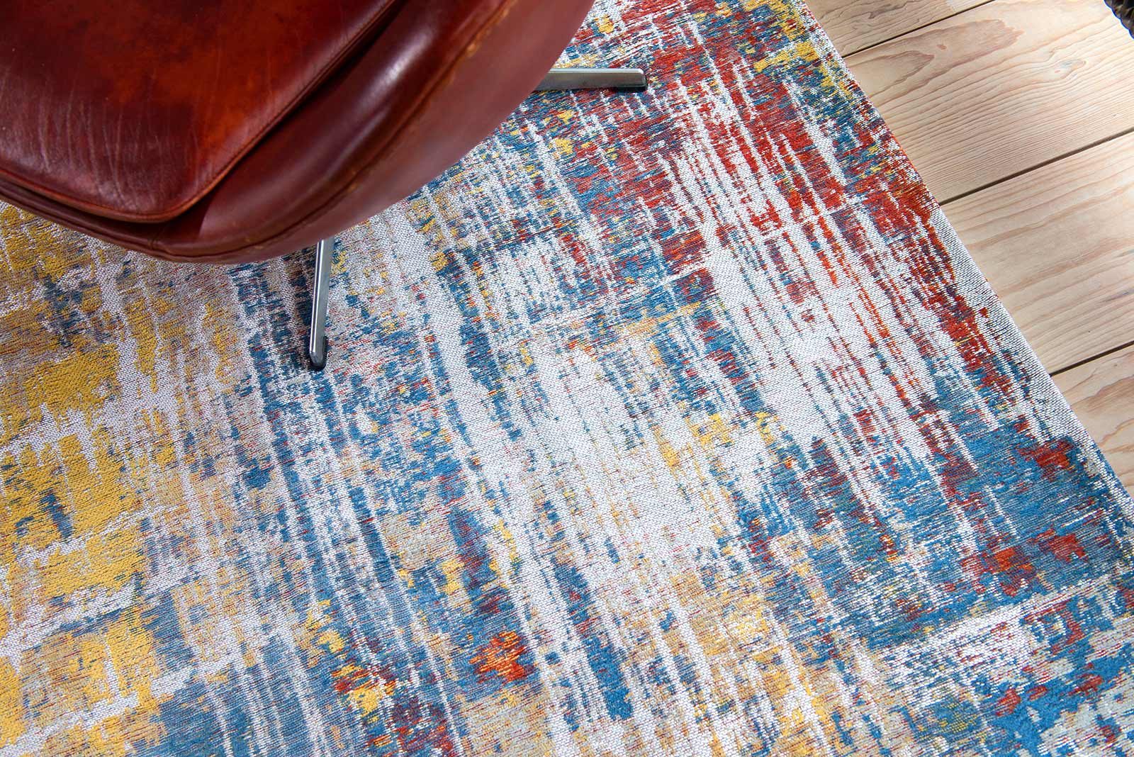 Louis De Poortere rug LX 8714 Atlantic Streaks Montauk Multi interior