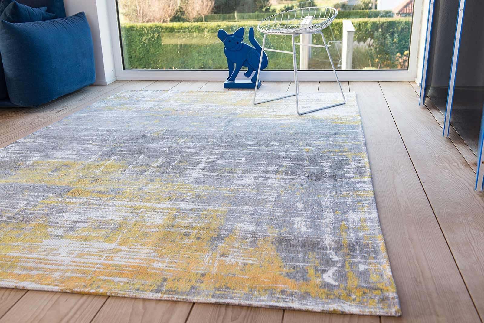 Louis De Poortere rug LX 8715 Atlantic Streaks Sea Bright Sunny interior