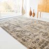 Louis De Poortere rug LX 8720 Antiquarian Antique Hadschlu Agha Old Gold interior