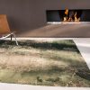 Louis De Poortere rug LX 8723 Mad Men Cracks Dark Pine interior