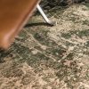 Louis De Poortere rug LX 8723 Mad Men Cracks Dark Pine interior 2