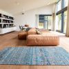 Louis De Poortere rug LX 9110 Antiquarian Kilim Zemmuri Blue interior 2