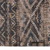 Louis De Poortere rug LX 9113 Antiquarian Kilim Black Rabat corner