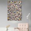 Louis De Poortere rug LX 9144 Gallery Graffito Street Graph interior