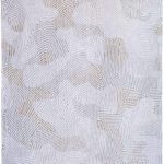 Louis De Poortere Rug, Meditation Oyster White 9228, Coral design