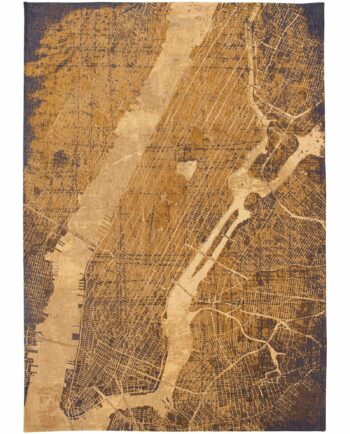 Louis De Poortere rug Cities New York 9315 Gatsby Gold