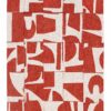 Louis De Poortere rug Craft Papercut 9364 Rust