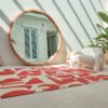 Louis De Poortere rug Craft Papercut 9364 Rust interior 1