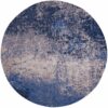 Louis De Poortere 8629 Mad Men Cracks Abyss Blue round