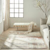 Calvin Klein rug Enchanting CK005 ECH02 GYRUS GREY RUST 5x7 099446869814 interior 3