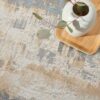 Calvin Klein rug Enchanting CK005 ECH02 IVSEA IVORY SEAGLASS 5X7 099446869777 interior 2