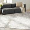 Calvin Klein rug Enchanting CK005 ECH03 GYBGE GREY BEIGE 8x10 099446869883 interior 1