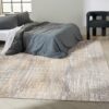 Calvin Klein rug Enchanting CK005 ECH04 GYBGE GREY BEIGE 8x10 099446869982 interior 1
