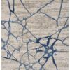 Calvin Klein rug River Flow CK001 RFV05 IVBLU IVORY BLUE 8X10 099446845832