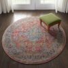 Nourison rug Ankara Global ANR01 MULTI 4xRND 099446456311 interior 1 C