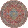 Nourison rug Ankara Global ANR01 MULTI 6xRND 099446456373 flat C