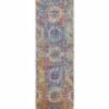 Nourison rug Ankara Global ANR05 MULTI 2x6 099446456885 flat