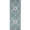 Nourison rug Ankara Global ANR17 IVLTB IVORY LIGHT BLUE 2x8 099446855831