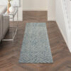 Nourison rug Colorado CLR02 INDIV INDIGO IVORY 2x8 099446786289 interior 1