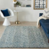 Nourison rug Colorado CLR02 INDIV INDIGO IVORY 5x7 099446786333 interior 1