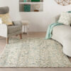 Nourison rug Colorado CLR02 IVGRE IVORY GREEN 5X7 099446786401 interior 1 1