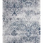 Nourison Rugs, Damask DAS06 Ivory / Navy