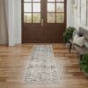 Nourison rug Desire DSR02 CHAGY CHARCOAL GREY 2x8 099446128799 interior 1