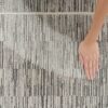 Nourison rug Desire DSR02 CHAGY CHARCOAL GREY 5X7 099446128874 HAND