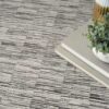 Nourison rug Desire DSR02 CHAGY CHARCOAL GREY 5X7 099446128874 interior 2