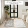 Nourison rug Desire DSR02 CHAGY CHARCOAL GREY 5X7 099446128874 interior 3