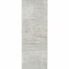 Nourison rug Glitz GLZ09 SILGY SILVER GREY 2x8 099446911933