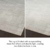 Nourison rug Glitz GLZ09 SILGY SILVER GREY 5x7 099446904041 LIGHT DARK TX03