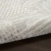 Nourison rug Glitz GLZ09 SILGY SILVER GREY 5x7 099446904041 TX01