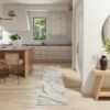 Nourison rug Glitz GLZ22 GRYGD GREY GOLD 2x8 099446951182 interior 1