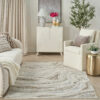 Nourison rug Glitz GLZ22 GRYGD GREY GOLD 5x7 099446951205 interior 3