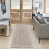Nourison rug Lynx LNX01 IVGBL IVORY GREY BLUE 2x8 099446081704 interior 1