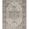 Nourison rug Quarry QUA05 IVGRY IVORY GREY 5x7 099446746276