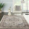 Nourison rug Quarry QUA05 IVGRY IVORY GREY 5x7 099446746276 interior 1
