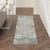 Nourison rug Rustic Textures RUS12 GRYMT GREY MULTICOLOR 2x8 099446799098 interior 1