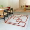 Asiatic rug 96 Infinity Copper interior square
